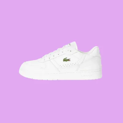 Lacoste Leather Trainers White Sneakers
